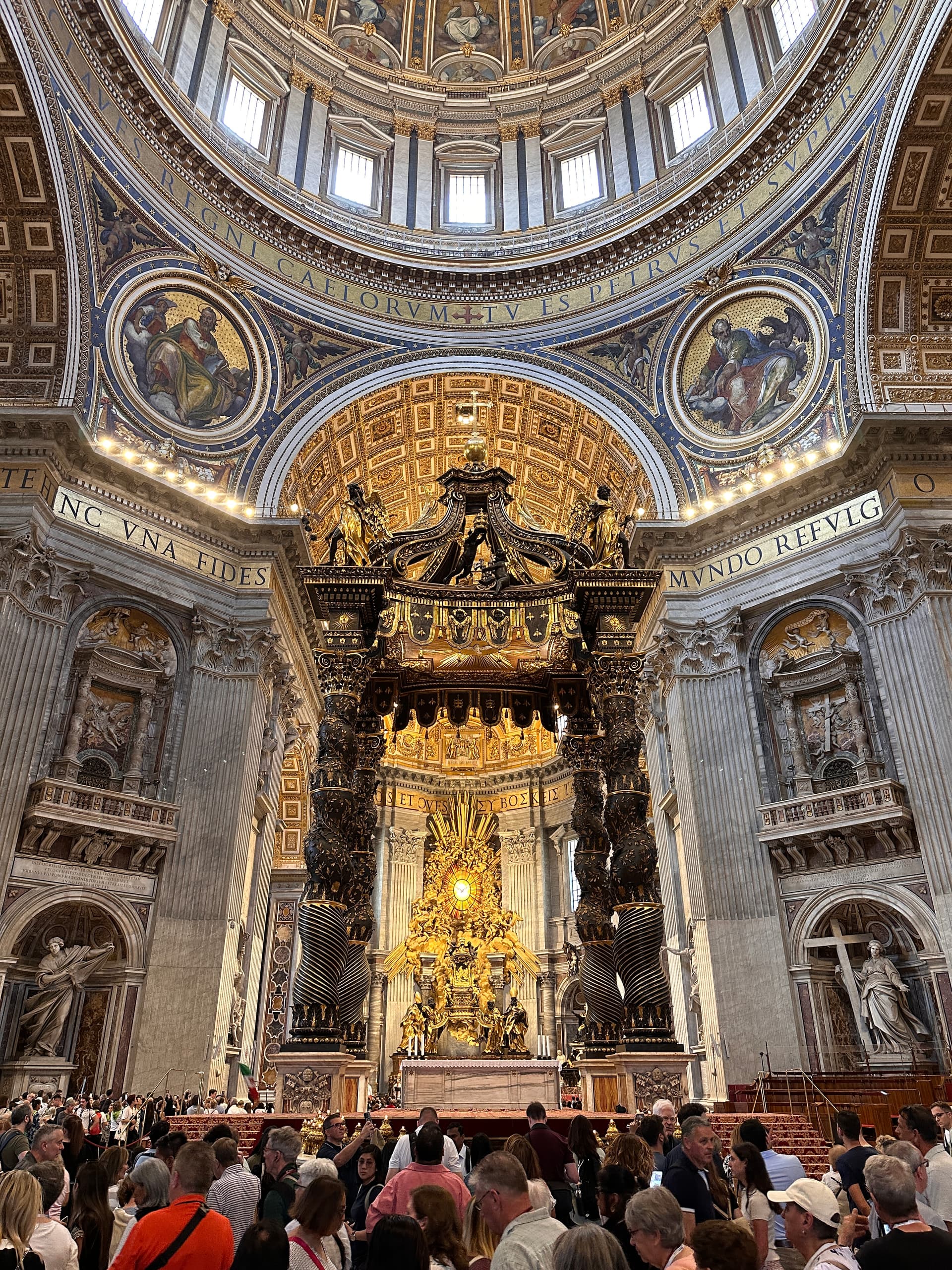 Inside the Basilica